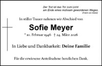 eine Anzeige